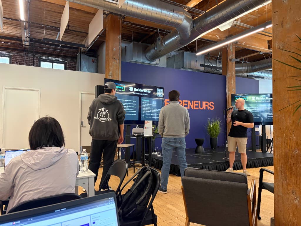 Local PM OS demo day at BuilderBase AI Factory